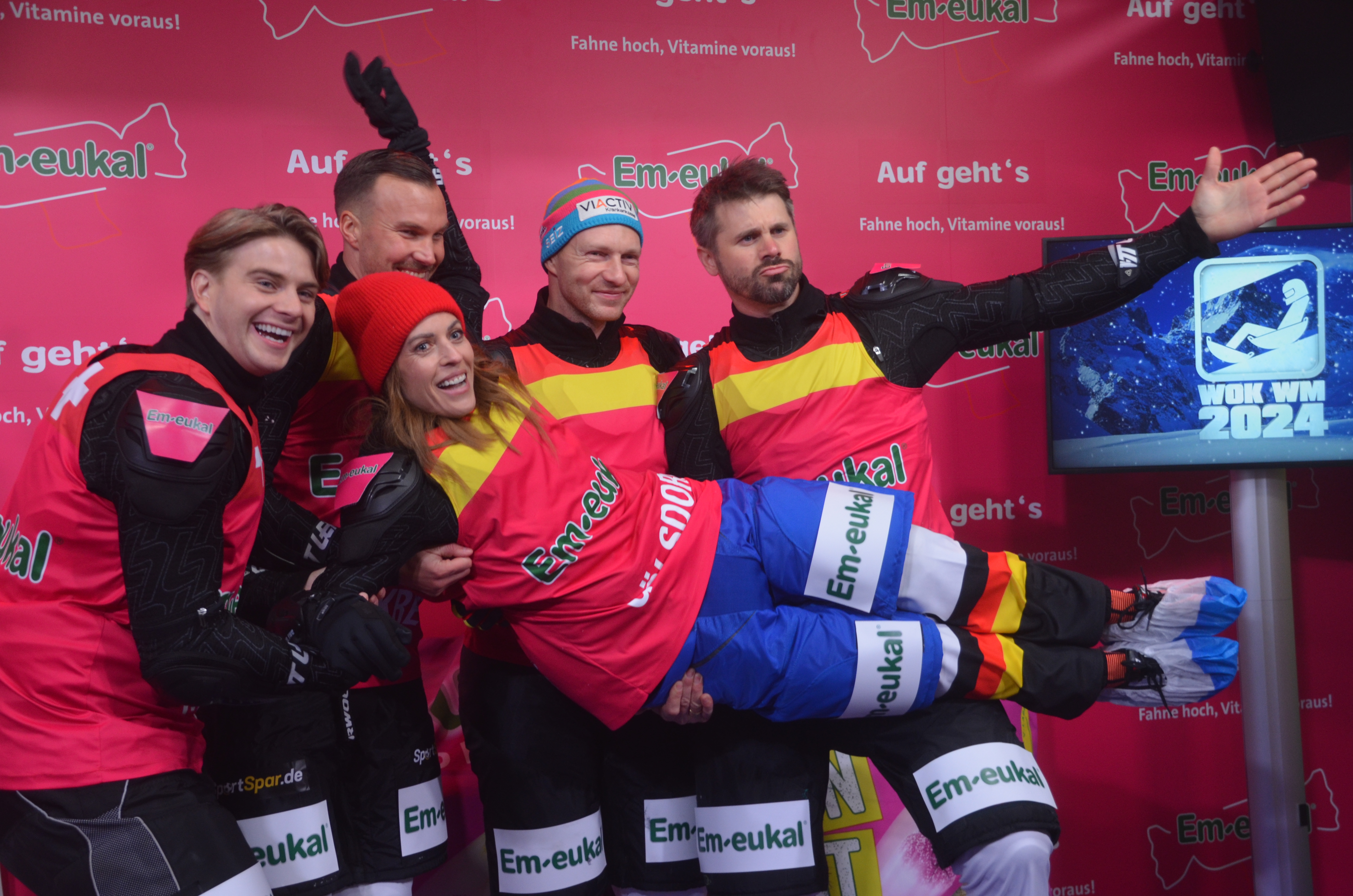 Vincent Gross, Kevin Großkreutz, Francesco Friedrich, Thore Schölermann, Jule Gölsdorf