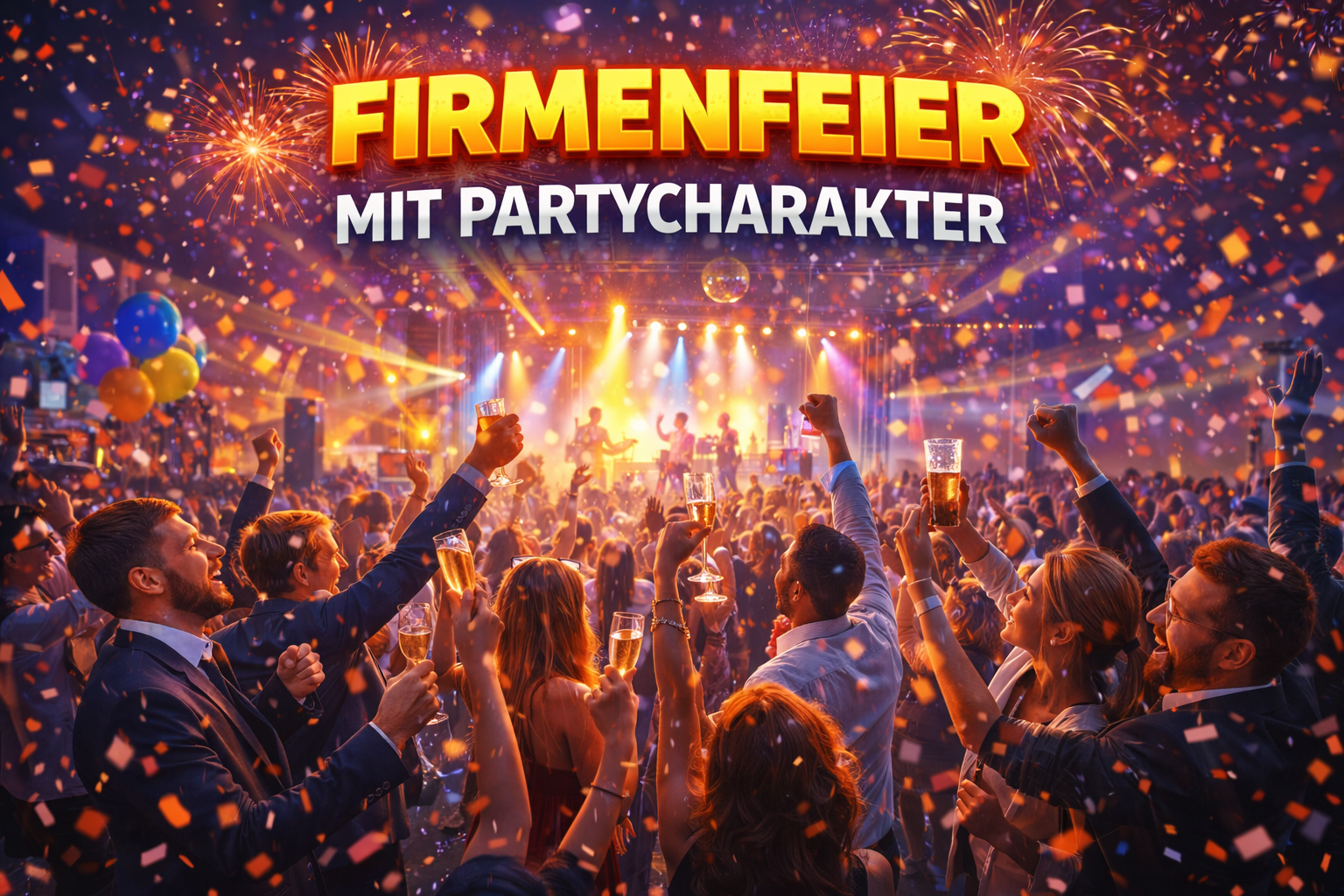 Firmenfeier mit Partycharakter